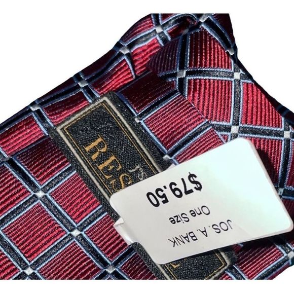 Jos. A Bank Reserve Silk Tie - Picture 4 of 9